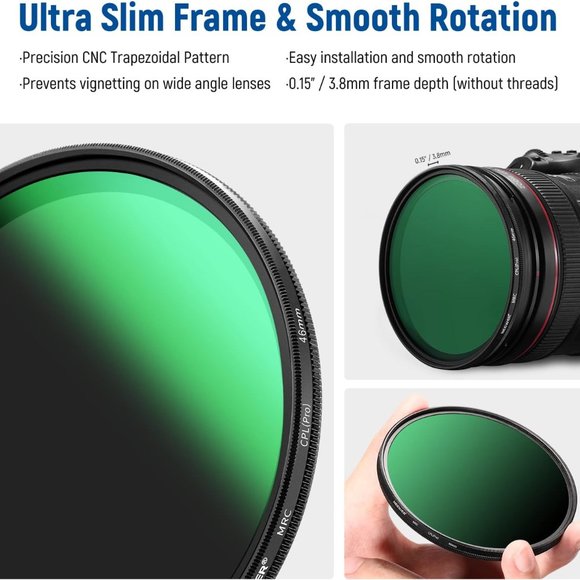 NEEWER 46mm Polarizer Filter - Picture 6 of 8